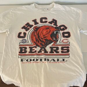 Abercrombie Chicago Bears White T-Shirt